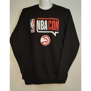 Atlanta Hawks NBA CON Black Long Sleeve Sweatshirt Men's Large